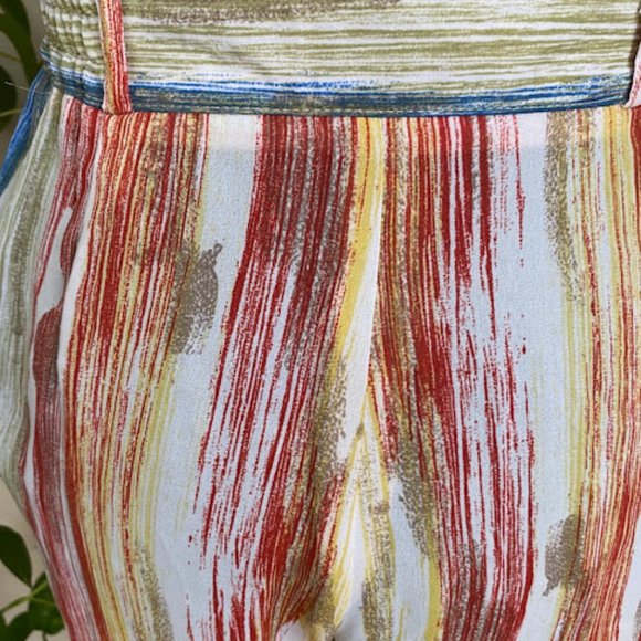 rosner multi color stripe pants size 36 - Picture 7 of 9